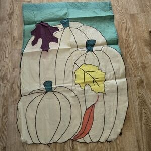 2 for $30 FLAG "AUTUMN" Garden / Window Quality Large Flag With Appliques